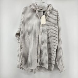 Hawker Rye Men's Blue White XL-Short Essential Stretch Oxford Shirt NWT